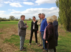Image of the local councillors talking together outdoors